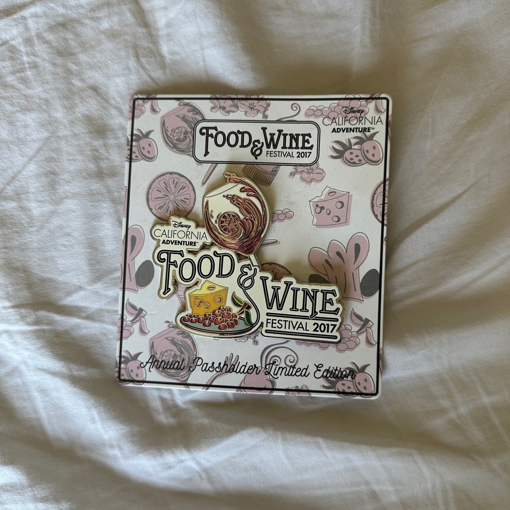 Disney Food And Wine festival pin 2017